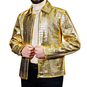 Chaqueta de cuero con cinturón para hombre profesional, venta al por mayor, tela de lona con capucha, bordado frontal, cinturón ajustable personalizado, mangas largas - Product Image 4