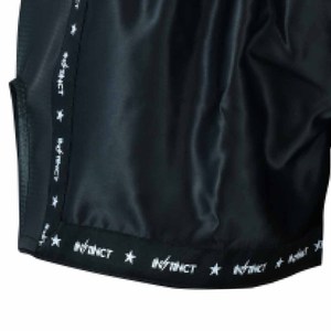 Shorts de Boxeo MMA Muay Thai Negros de Diseño Personalizado al por Mayor, Duraderos, Ligeros, con Cintura Elástica, Ropa Deportiva de Poliéster - Product Image 4
