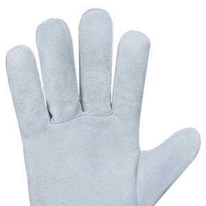 Gants de travail en cuir fendu de vache Gréeur canadien industriel en cuir Gants de travail à double paume robustes pour la protection des mains - Product Image 5
