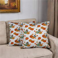 Coussins de canapé carrés personnalisables en coton 100% tissé, écologiques et modernes, pour une utilisation à la maison et en extérieur