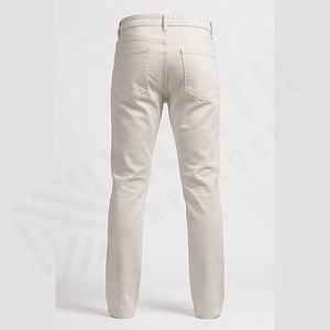 Jeans en denim d'hiver à coupe moderne pour hommes, motif uni, respirant, durable, service ODM, pantalons, couleur personnalisée, vente en gros, qualité supérieure - Product Image 2