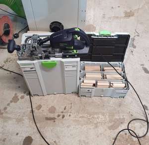 เครื่องขัดผนัง Festool LHS 2 225 CTM 36-Set 400W ไฟฟ้าปรับความเร็วได้ 150 มม. 8.8 นิ้ว สำหรับงานอุตสาหกรรมและงาน DIY แบบยาวพิเศษ พร้อมไฟ LED รุ่นขายดี - Product Image 2