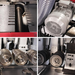 ZICAR rabotage de coupe de bois rabot robuste 4 côtés mouleur de broche de faisceau en bois massif 4 rabot latéral mouleur Machine avec 5 broches - Product Image 5