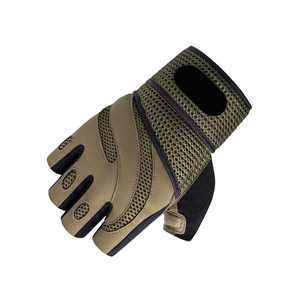 Venta caliente Guantes de levantamiento de pesas Medio dedo Fitness Gym Guantes con soporte de muñeca para hombres y mujeres - Product Image 5