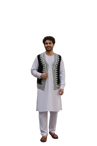 Chaleco Tradicional Étnico Afgano para Hombre, Hecho a Mano, Sin Mangas, Estilo Atemporal, Transpirable, de Secado Rápido, Venta al por Mayor - Product Image 2