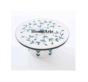 Fabulous Design <b>Marble</b> And Metal <b>Cake</b> <b>Stand</b> Exclusive Quality Round Shape <b>Cake</b> Server For Home Hotel Use - Product Image 6