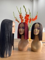 100% cheveux humains vietnamiens cheveux bruts fermeture de lacet perruque de 8 pouces 10 pouces 12 pouces cheveux vietnamiens bruts perruque sans colle