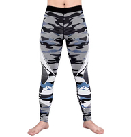 Leggings de Compresión Deportivos para Hombre, Tejidos, Transpirables, Antibacterianos, de Algodón/Bambú, Cintura Elástica, Largo Completo, Venta al Por Mayor