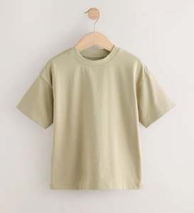 T-shirt uni à manches courtes pour homme en coton léger et écologique Tissu en bambou 100% coton - Product Image 3