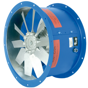 HMFX 45 T6 (A5:6) F400 lungo caso ventilatore assiale ATEX F400 con girante in alluminio fuso e motore IE3 - Product Image 1