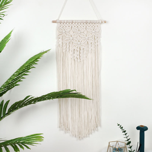 การตกแต่งมาเรียมโบฮีเมียนด้วยด้ายฝ้ายธรรมชาติสำหรับศิลปะผนังบ้านและการตกแต่งภายใน - Product Image 2