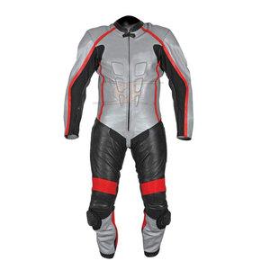 2023 combinaison en cuir de moto de course personnalisée grande taille nouveaux vêtements de sport avec caractéristique respirante faits à la main au Pakistan - Product Image 4