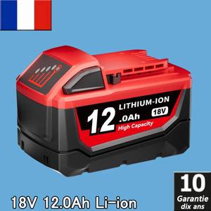 Paquete de Batería Líquida de 18V 12.0Ah, Batería Recargable para Herramientas Eléctricas, Batería de Repuesto de Alta Capacidad para B12 LiFePO4 - Product Image 1