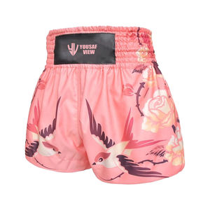 กางเกงขาสั้นชกมวยกางเกงขาสั้นใส่สบายน้ำหนักเบาโลโก้ได้ตามต้องการ - Product Image 2