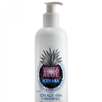 Vivita Aloe Vera 300ml Lait Corporel OBM Sans Parabènes, Colorants ni Silicones Hydratant Régénérant Espagne Femmes Adultes 30 Unités