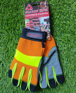 Industrial Auto Assembly Worker <b>Gloves</b> Leather Safety <b>Gloves</b> for Welding Protection Split Leather <b>Gloves</b> - Product Image 2
