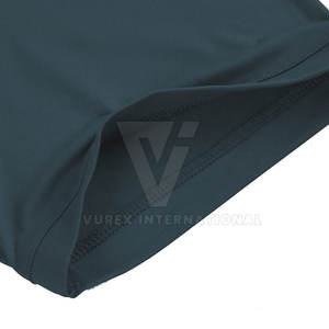 Camiseta de Manga Larga para Hombre, Cómoda y Transpirable, 100% Algodón, Cuello Camisero, Diseño Sólido, Personalizable, Servicio OEM - Product Image 4