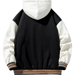 OEM Logo personnalisé couleur hommes 100% coton mélangé sweats à capuche surdimensionné capuche pleine fermeture éclair Style de rue en plusieurs couleurs pour l'hiver - Product Image 6