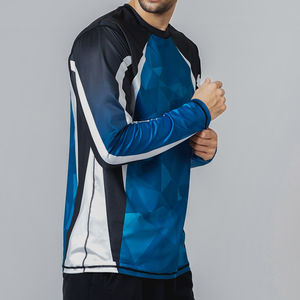 Nueva Llegada, Camiseta de Protección Solar con Estampado por Sublimación, Mejor Precio, Nueva Camiseta de Protección Solar Elegante de Alta Calidad Personalizada para Hombre - Product Image 6