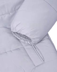 Veste matelassée en toile d'hiver unisexe pour l'extérieur, de haute qualité, rembourrée, avec logo sur le devant - Product Image 3