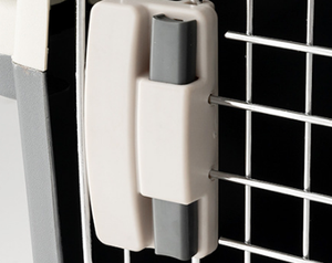 Coffre-fort Double porte conception Pet Cage transporteur chat chien étui de transport Super grand espace Pet Air Transport boîte avec roues - Product Image 3