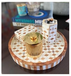 เตาเผาเครื่องหอมไฟฟ้าแบบอาหรับ อิสลาม กลิ่นอู๊ด บาคูร์ ทำจากไม้มะม่วงและโลหะ เป็นมิตรกับสิ่งแวดล้อม 100% จากธรรมชาติ ปรับแต่งได้ ขายดี - Product Image 4