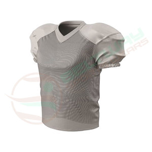 เสื้อฟุตบอลผ้าโพลีเอสเตอร์อเมริกันแบบปักลายด้วยการระเหิดสไตล์สั้นสำหรับ100% - Product Image 6