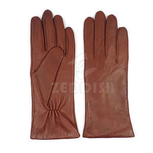 Guantes de cuero de protección de manos de dedo completo de cuero suave Guantes de cuero transpirables para hombres - Product Image 4