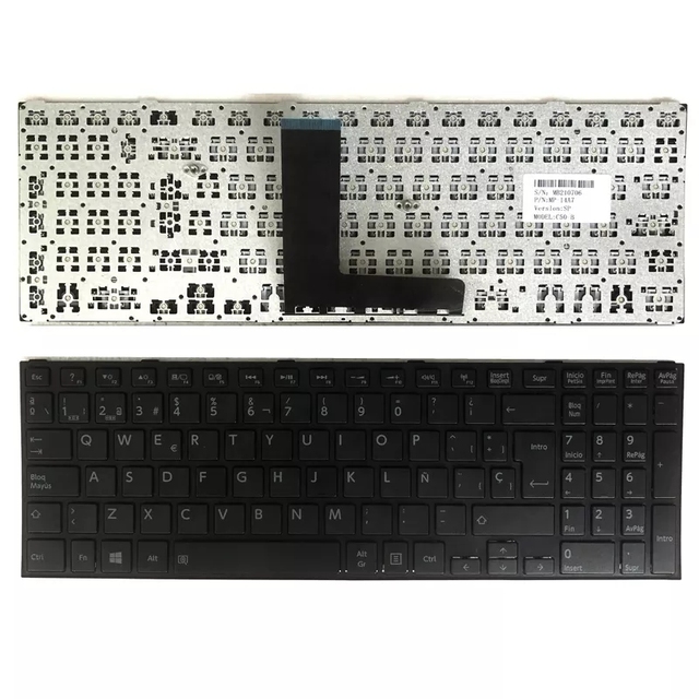 Factory New Keyboard for Toshiba Satellite R50-B C50-B C50D-B C50dt-B 14918079 Black Without Backlit No Frame Laptop Keyboard