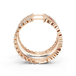 ต่างหูเพชรคลาสสิก AIER-078 สำหรับผู้หญิง ทำจากแพลตตินัม ทองเหลือง หรือทองคำขาว และทองคำชมพู - Product Image 2