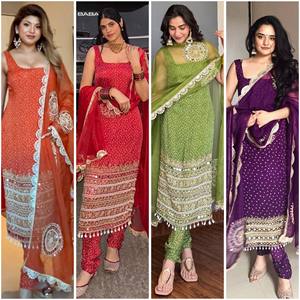 ชุดสلوارและผ้าคลุมไหลปักลายคุณภาพสูงทันสมัยสำหรับงานปาร์ตี้และงานเทศกาล พร้อมคุณสมบัติแห้งเร็ว - Product Image 5