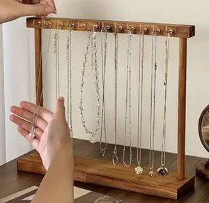 Decorative Eco-Friendly Wood Jewelry Holder Modern Design Smooth Handmade Finish Bedroom Use Factory Price - Product Image 2