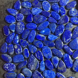 Cabochon en Lapis Lazuli bleu naturel, collier en cristal de guérison de taille mélangée bijoux pierres précieuses en vrac prix de gros pierre de Lapis - Product Image 1