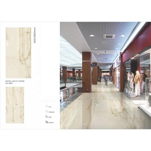 Azulejos Statuario PGVT de 900x1800mm, azulejos vitrificados brillantes de 9mm para paredes de suelo Interior de centro comercial, azulejos esmaltados de porcelana - Product Image 4