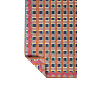 Alhambra Classic Wool <b>Rugs</b> Red Orange Geometric Flat Weave for Home ADWL-13293 Rectangle Jute <b>Rug</b> for Hallway Living Room - Product Image 5