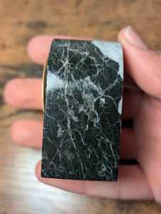 CRAFT EXIM Luxury Natural Marble Quartz Art Deco Battery Operated Needle Display <b>Desk</b> <b>Clock</b> Premium Handcrafted Customised Shape - Product Image 5