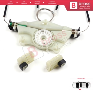 ชุดซ่อมมอเตอร์กระจกหน้าต่าง BP8582-1 ด้านหน้าซ้าย สำหรับ Fabia MK1 1999-2008 4/5 ประตู Praktik Van 6Y0837655 - Product Image 4