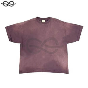 Streetwear délavé à l'acide personnalisé t-shirts vintage délavé à la pierre à l'acide t-shirt unisexe oversize délavé à l'acide t-shirt hommes femmes - Product Image 4