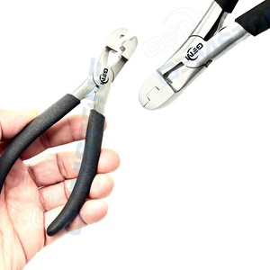 Pince à extensions capillaires professionnelle, durable et réutilisable, 6 mm, en acier inoxydable argenté, outil pour micro-anneaux et perles, pour usage commercial GEMSTONE - Product Image 2