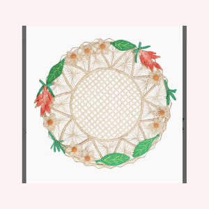 ผ้าคาดโต๊ะทำจากต้นปาล์มและหวาย | ของตกแต่งสไตล์โบโฮที่หรูหราสำหรับรับประทานอาหารงานแต่งงานและโอกาสพิเศษ - Product Image 1