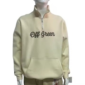 เสื้อสเวตเตอร์โอเวอร์ไซส์มีซิป1/4ทันสมัยสำหรับผู้หญิงปรับแต่งคอเต่าผ้าขนแกะเนื้อนุ่มระบายอากาศได้ดีย้อมสีเป็นกรดในฤดูหนาว - Product Image 5