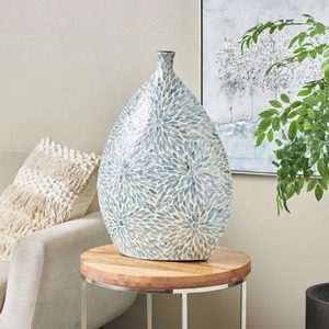 Home Decor Luxury <b>Mosaic</b> Flower <b>Vase</b> Mother of Pearl Abstract <b>Vases</b> Produced With Bulk Quantity in Vietnam - Product Image 5