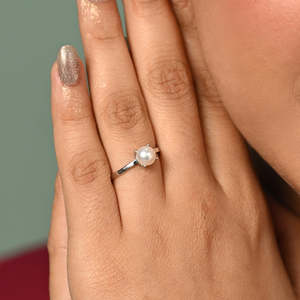 Compre Anillos de Plata de Ley 925 con Perlas para Mujer - Product Image 4