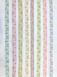 Cordones Bordados florales hechos a medida en tamaño 1 pulgada en adelante para diseñadores de vestidos y Diseñadores de ropa Ajuste de encaje floral por yarda - Product Image 2