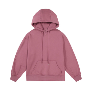 Sweat à capuche streetwear personnalisé à motif floral, épais, avec impression DTG, fermeture éclair, en molleton bouclette, effet vintage délavé à l'acide et vieilli - Product Image 4