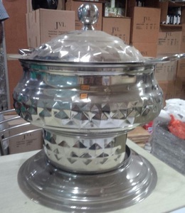 Calentador de Comida de Acero Inoxidable Estilo Antiguo Personalizado, Diseño Art Deco, Duradero, Clásico, de Mesa, Capacidad de 8L, Vapor - Product Image 5