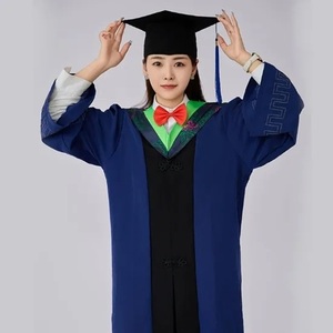 Túnica de Graduación Escolar al por Mayor, Conjunto de Túnica para Estudiantes, Poliéster, Cómodo, Proveedor de Ropa para Ceremonias - Product Image 3