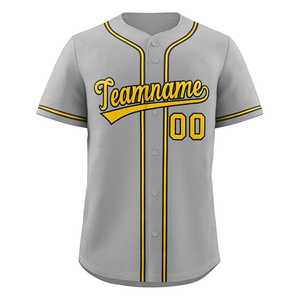 Más vendidos uniforme de béisbol de tela de poliéster de alta calidad en blanco de algodón al por mayor uniforme de béisbol personalizado de alta calidad - Product Image 2