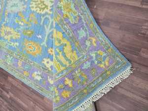 Alfombra de algodón anudada a mano oriental abstracta moderna 9x12 hecha a mano para mascotas antideslizante decoración del hogar para sala de estar - Product Image 2