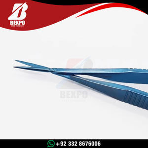 Tijeras Oftálmicas de Aleación de Titanio para Capsulotomía, Ultraligeras, Azules, No Magnéticas, Reutilizables, Herramienta Quirúrgica para Microcirugía Oftálmica - Product Image 2